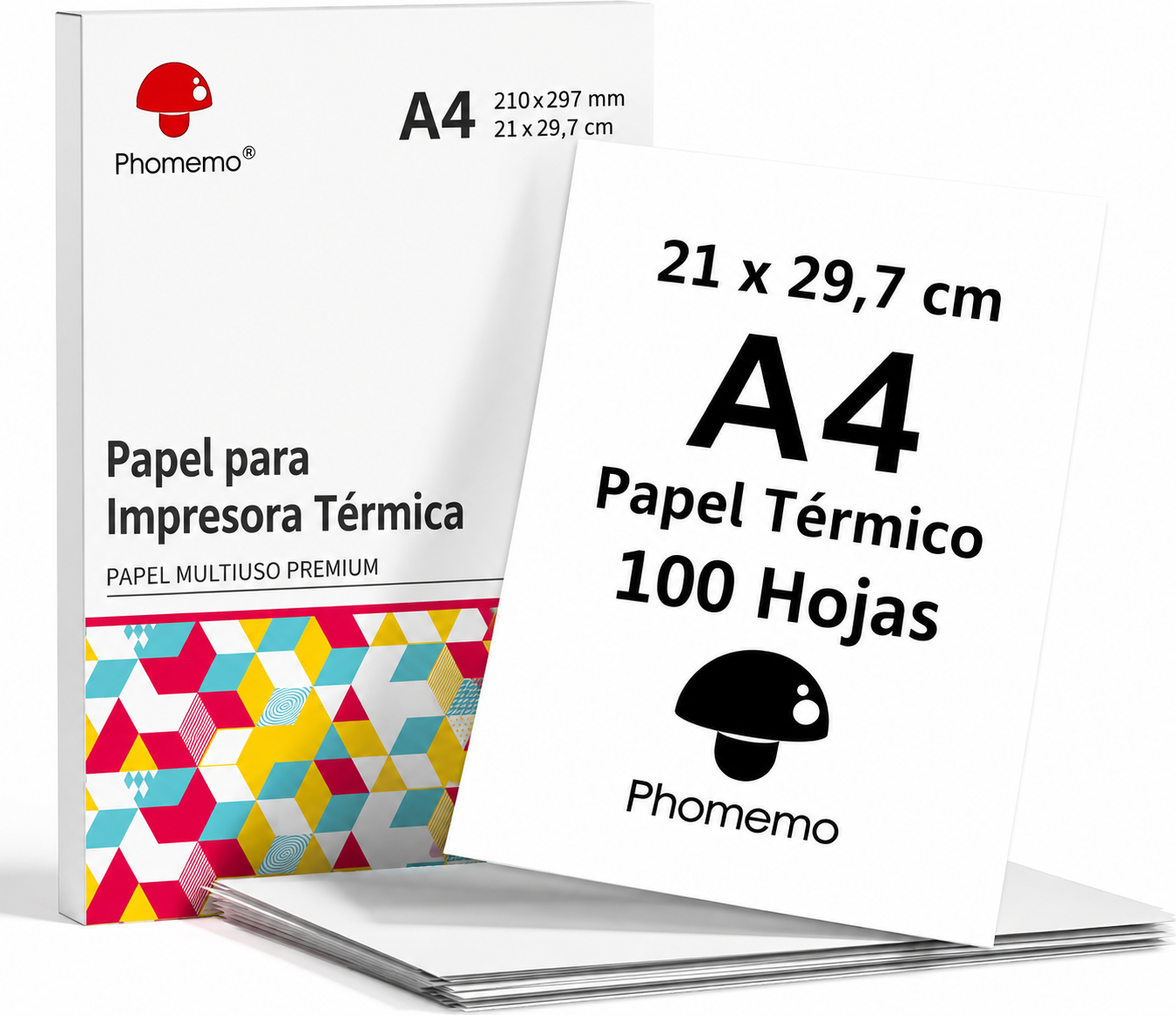 Pack de 100 hojas térmicas tamaño A4